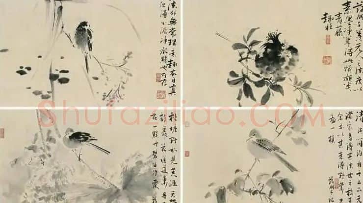 赵跃鹏·水墨寒禽