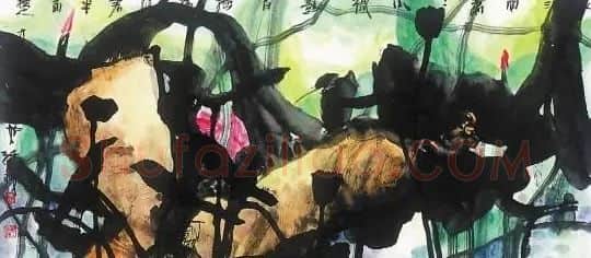 叶烂·荷塘雨萧萧
