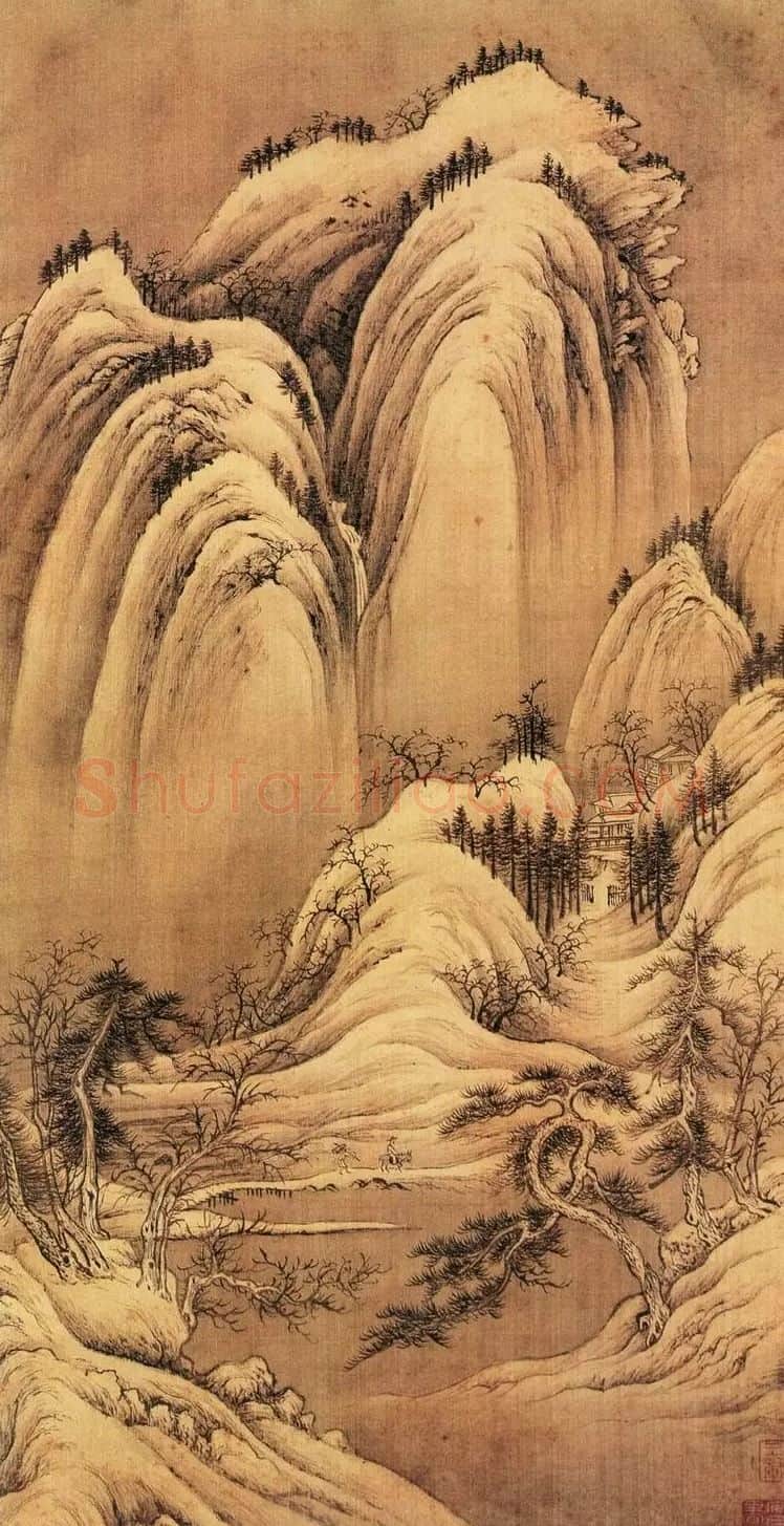 王翚·仿李成寒林雪景图