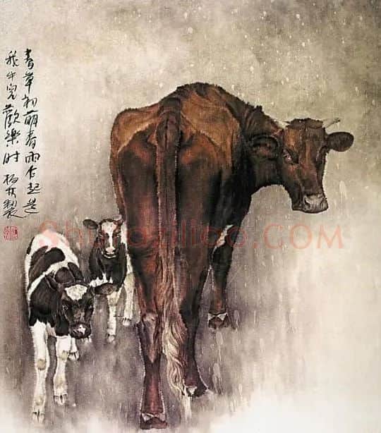 郑柏林·春草初萌春雨乍起