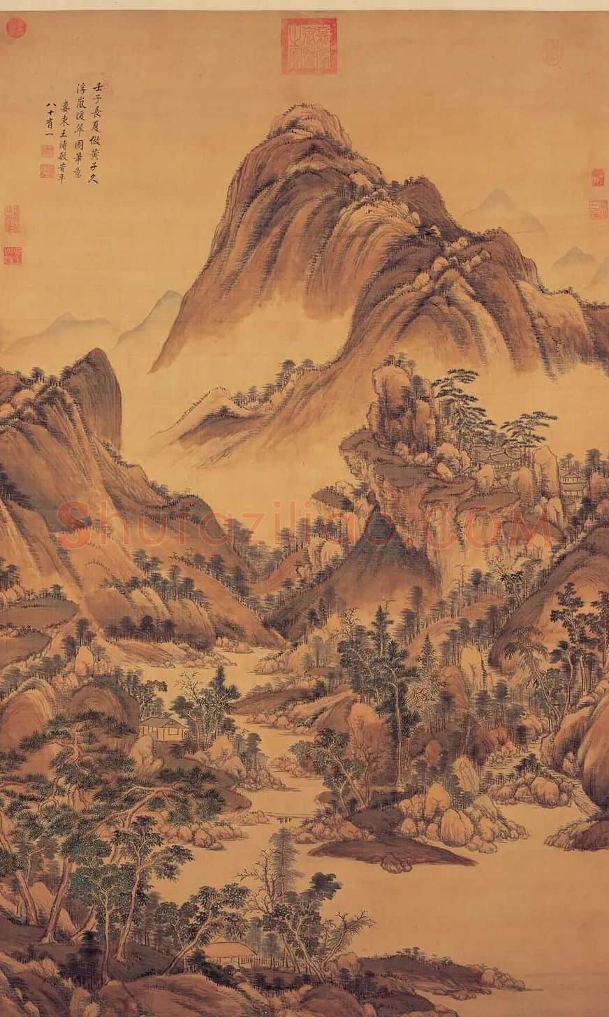 王时敏·浮岚暖翠