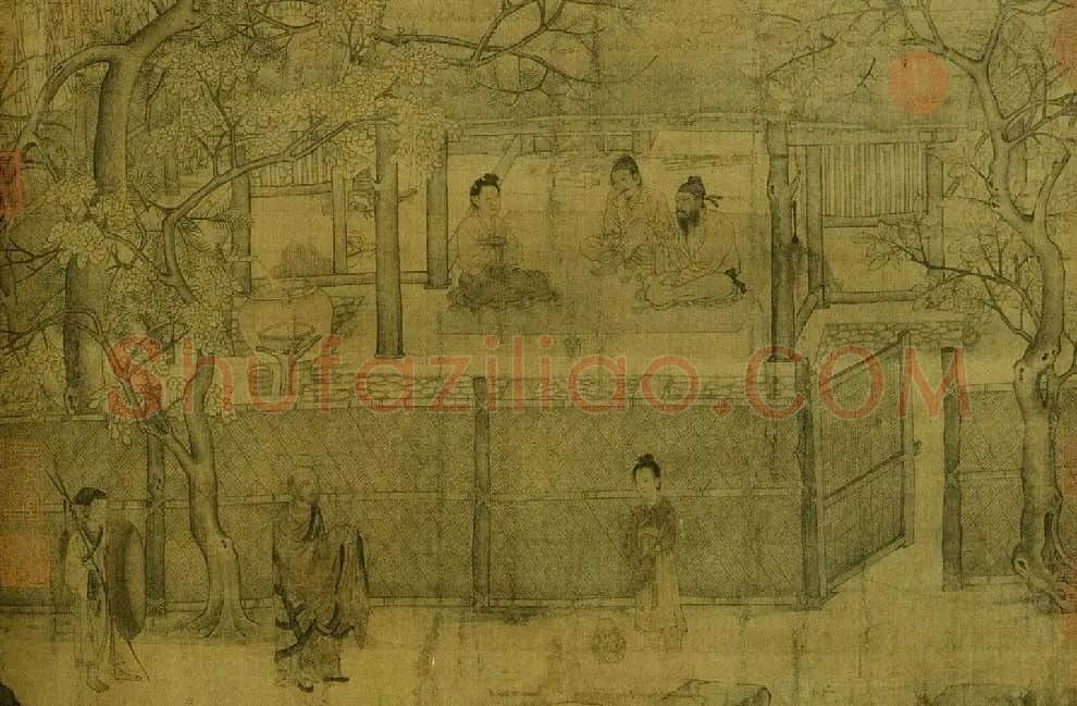 李公麟·丹霞访庞居士图