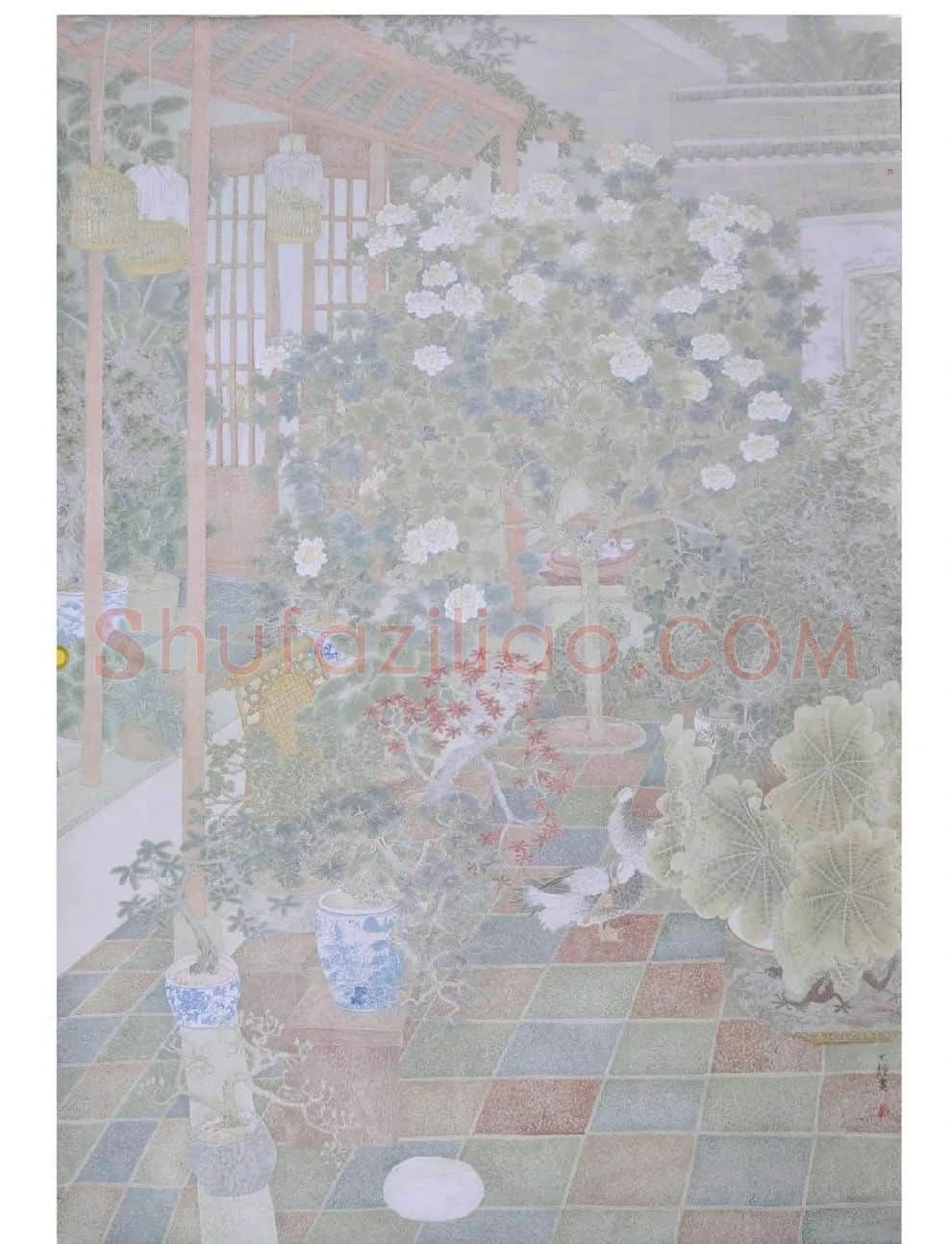 余静·芙蓉散秋锦