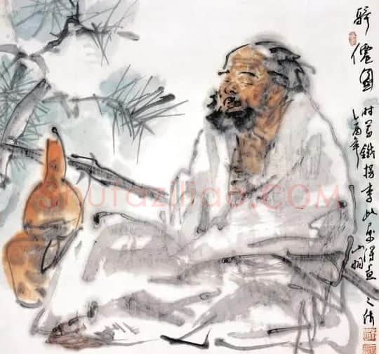 吴山明·醉仙图