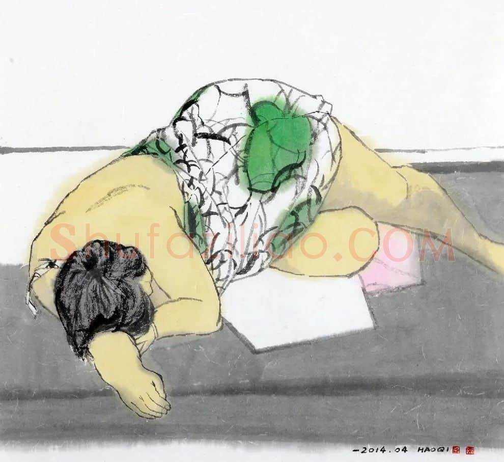 郝麒·卧人体
