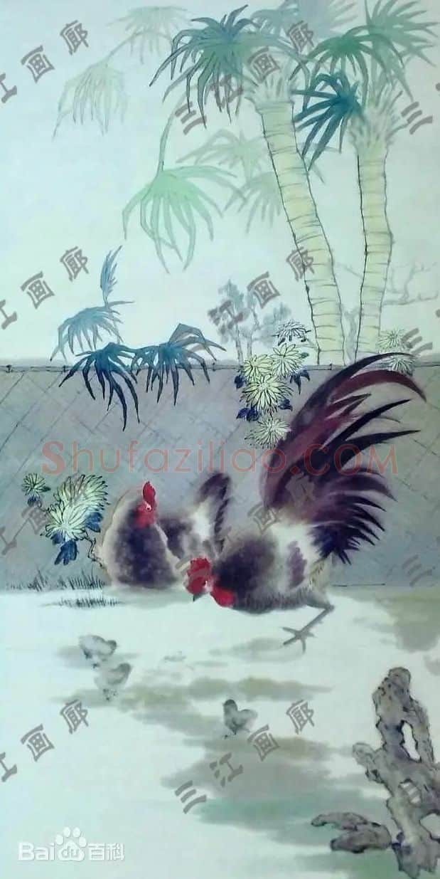 陈万青·教子图