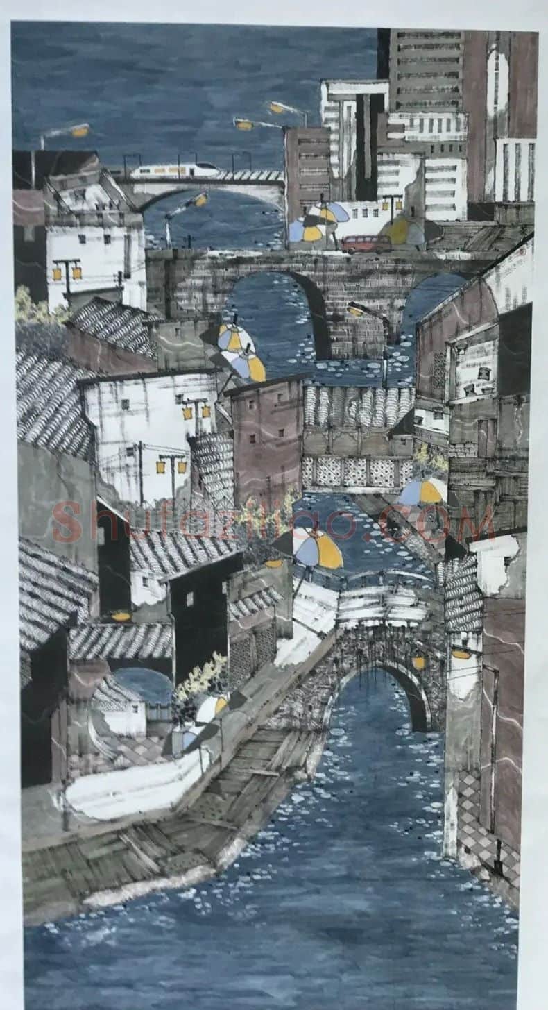 贾荣强·《美丽家园、二》