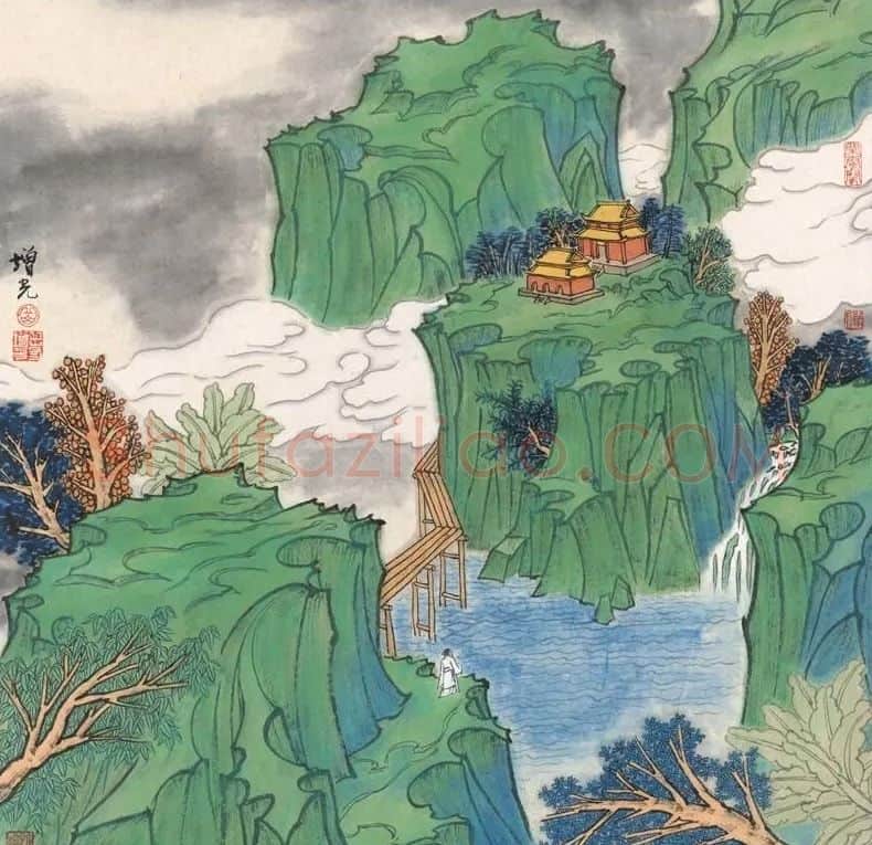 岳增光·春云出岫