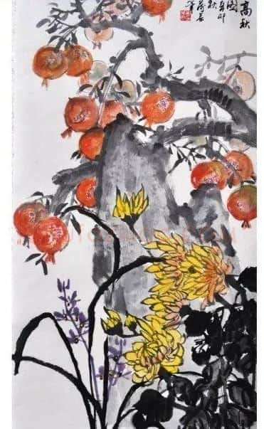 刘万恭·高秋图