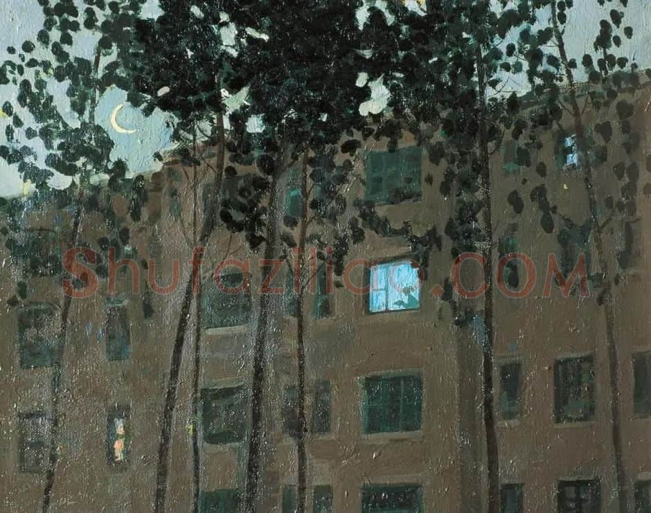 张立国·深夜的灯光
