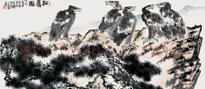 李苦禅·松鹰图