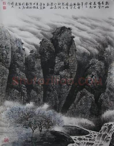 沈剑·山水画