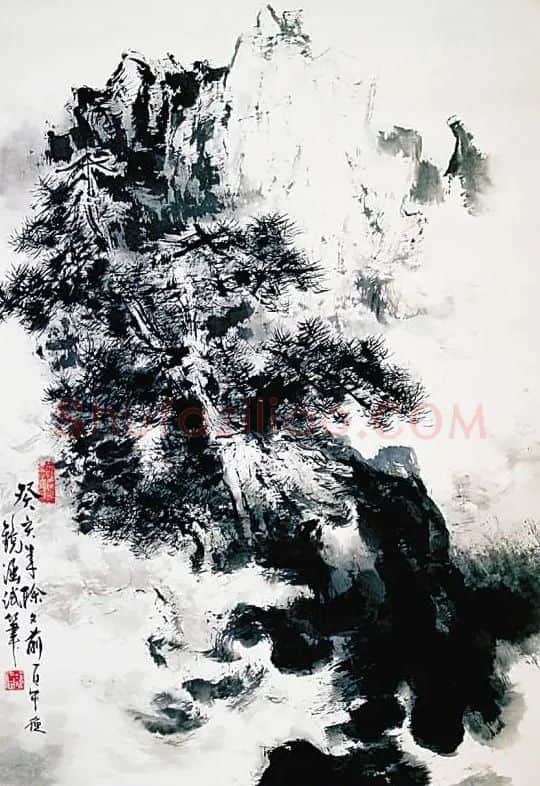 何镜涵·山水