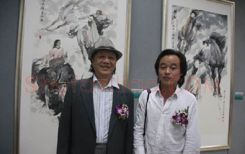 黄华·应邀参加班禅画师四川省美协主席尼玛泽仁先生画展