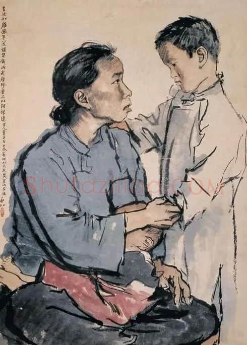 蒋兆和·《卖子图》