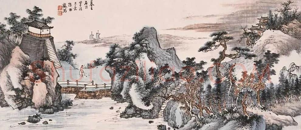 陈林斋·山水