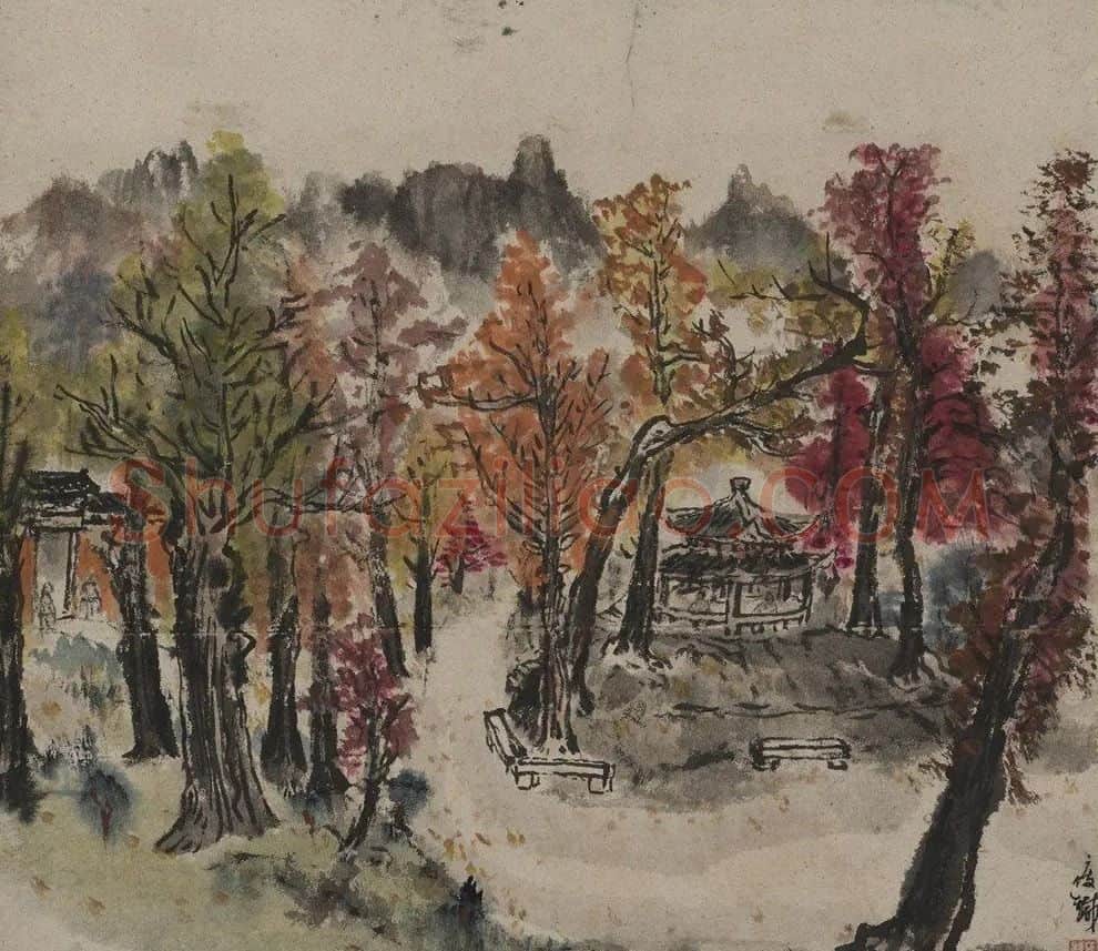 钱瘦铁·山水