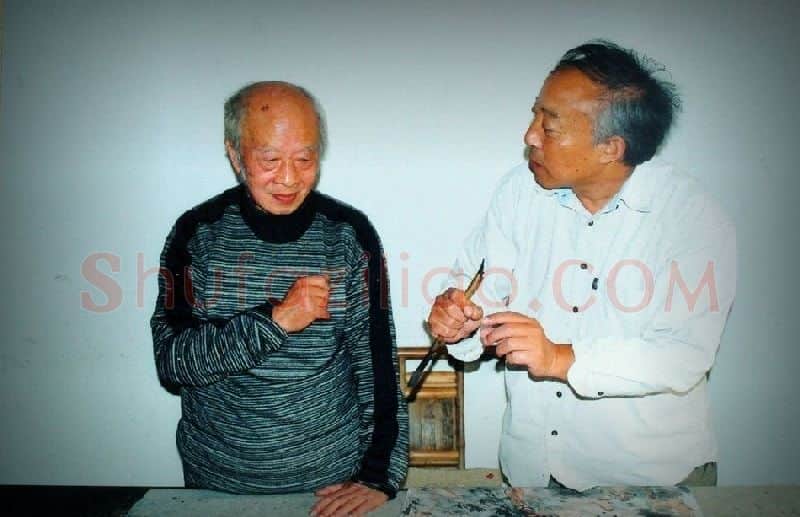 王敬恒·与黄宾虹专家王中秀先生
