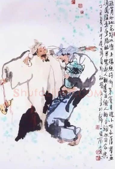 于受万·郑板桥诗意图之二