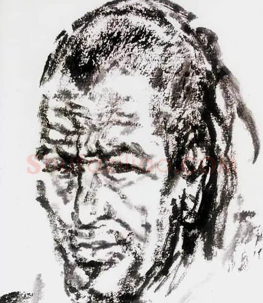 吴山明·速写人物头像