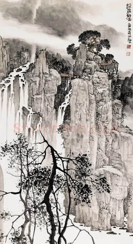 阮荣春·江山明静图