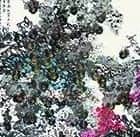 傅志明·《紫藤挂云木花蔓易阳春》180cmX180cm