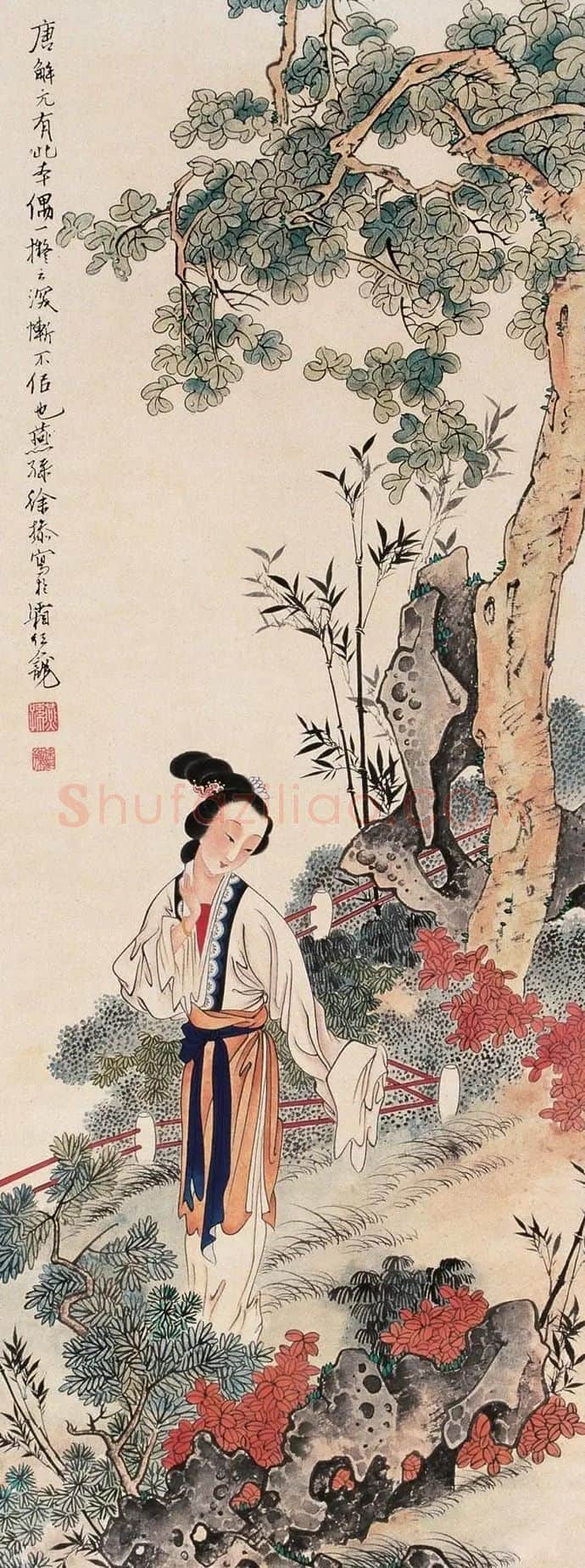 徐燕孙·赏秋图