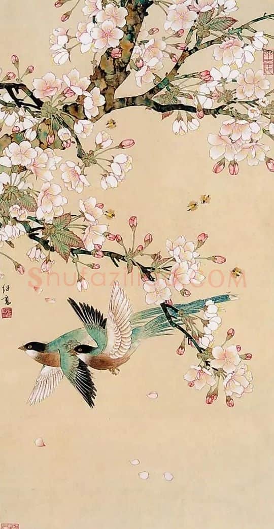 喻继高·樱花飞鹊