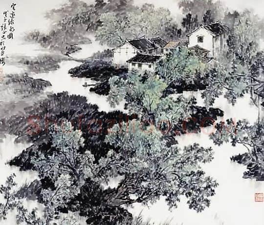 张正忠·宅边绿水