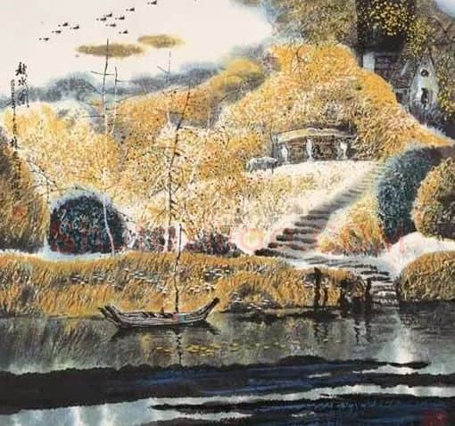 祝林恩·秋水图