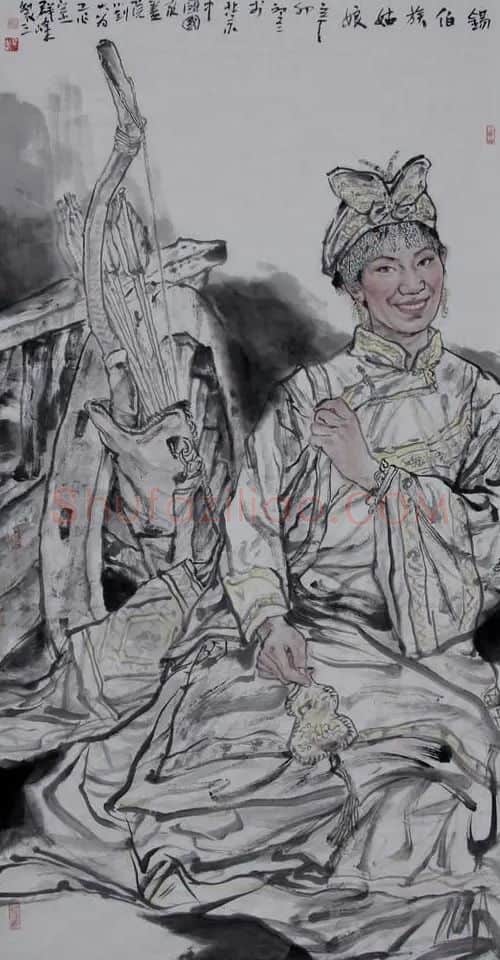 杨群峰·锡伯族姑娘
