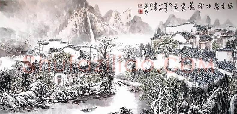 郑小河·《家在鉴水烟笼处》