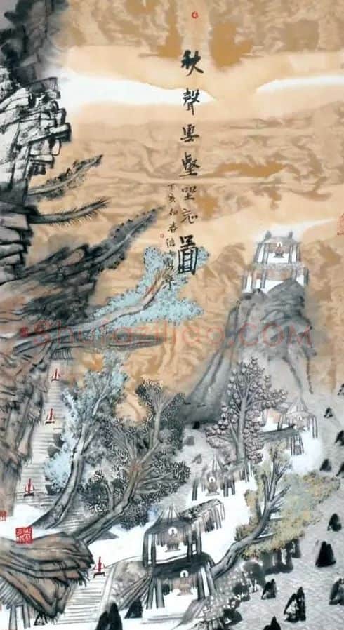 姚鸣京·秋声云壑