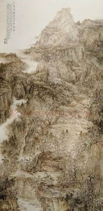 黄迪全·《天台多灵秀·空水共氤氲》