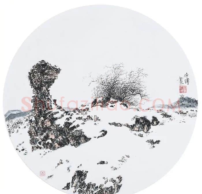 刘仕伟·古烽台雪景