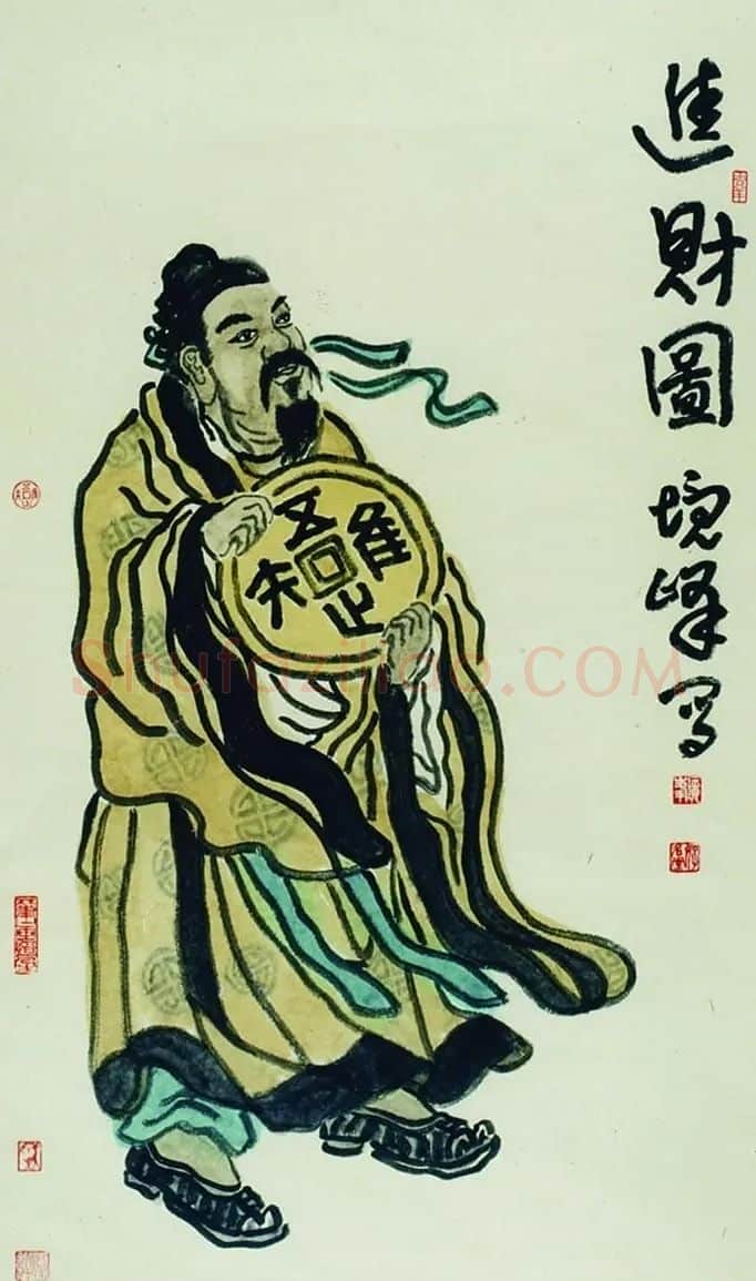 粱镜峰·进财图