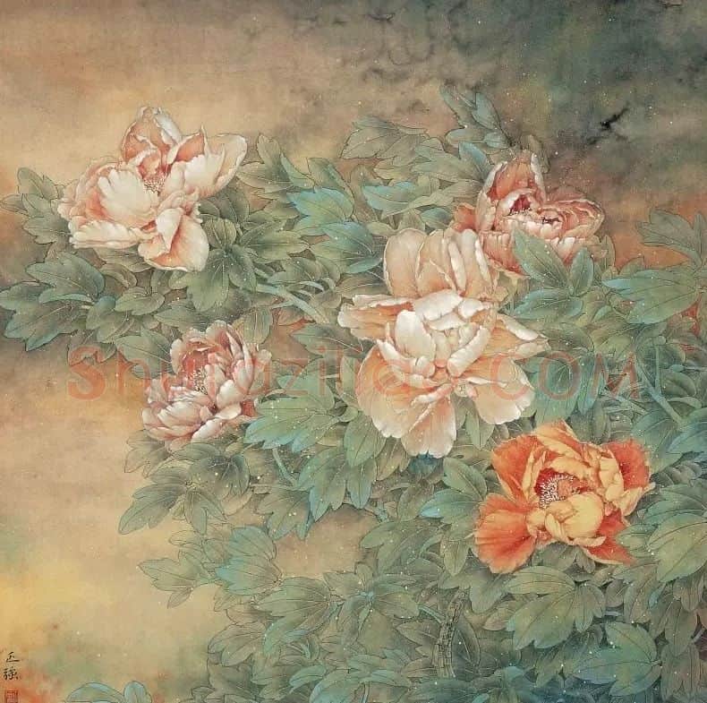 颜正强·工笔花鸟