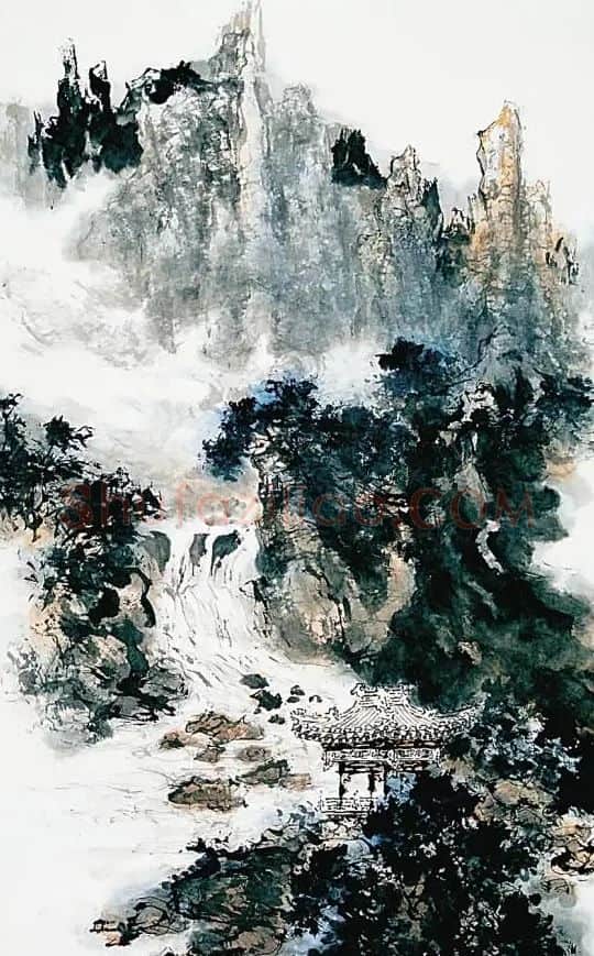何镜涵·山水