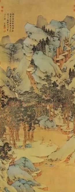 文征明·春深高树图