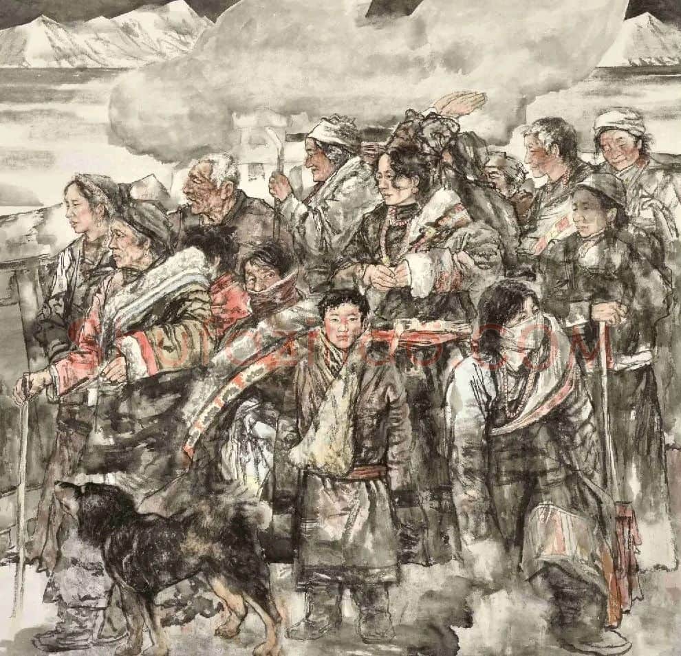胡恩民·圣山祥云