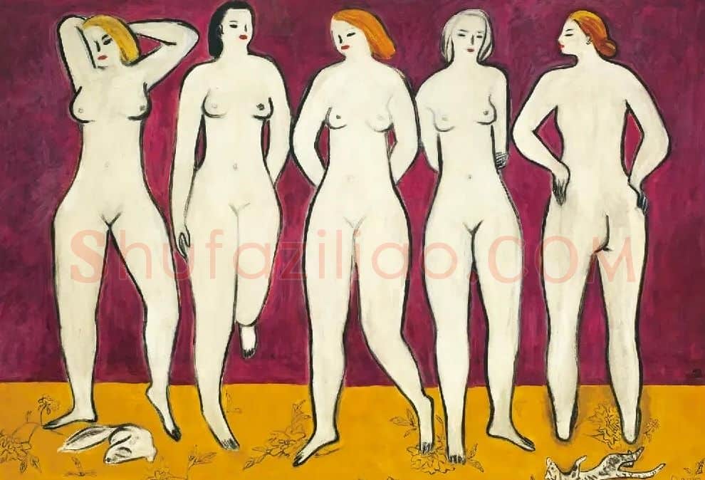 常玉·五裸女