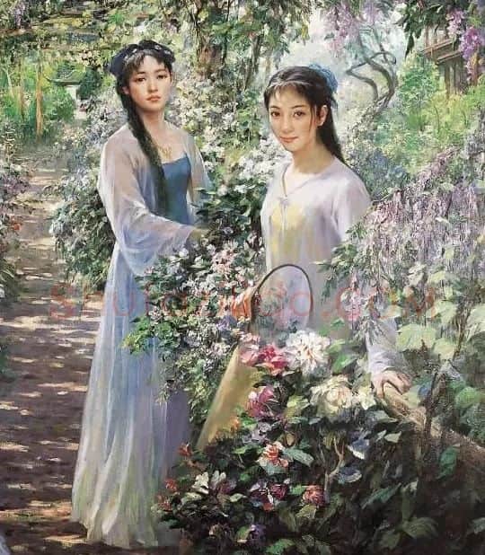 王庆裕·花径(局部)