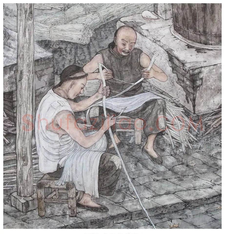 王世森·宣纸技艺局部