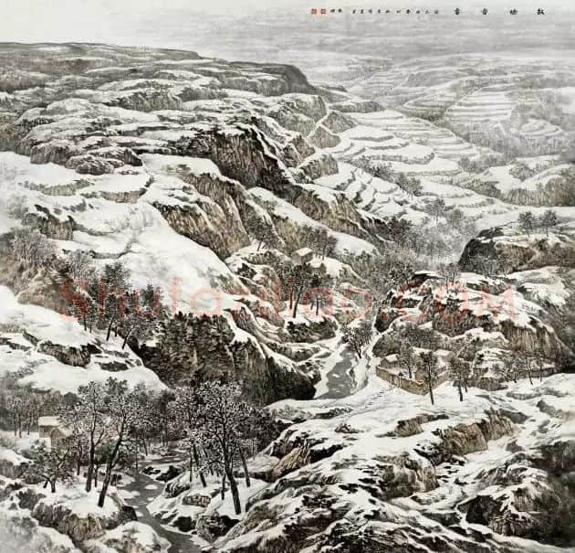 徐卫国·故塬雪霁