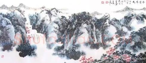刘强·四尺山水横批3