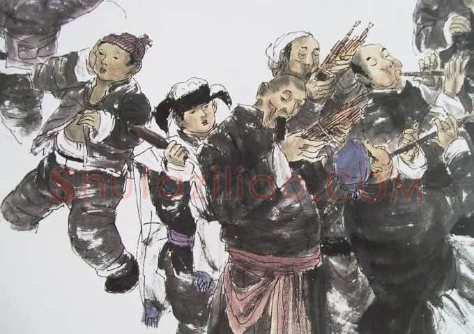 徐小龙·《河洛民俗风情画卷》局部