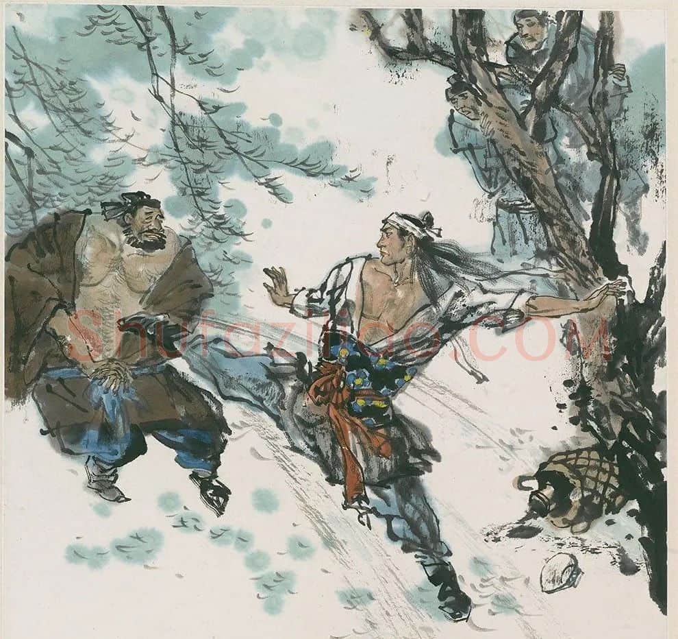 张培础·武松醉打蒋门神