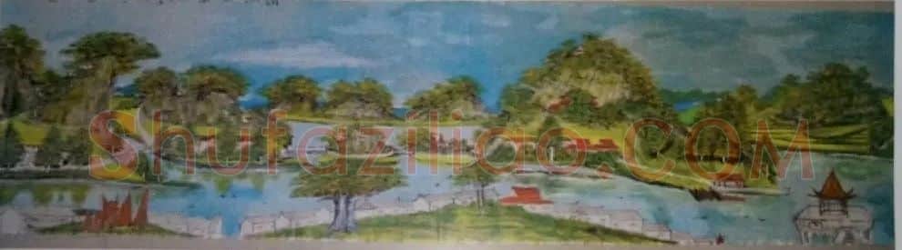 杨世相·杨世相丙烯大型布画《清湖美景》