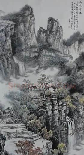 杨玉象·五龙飞瀑
