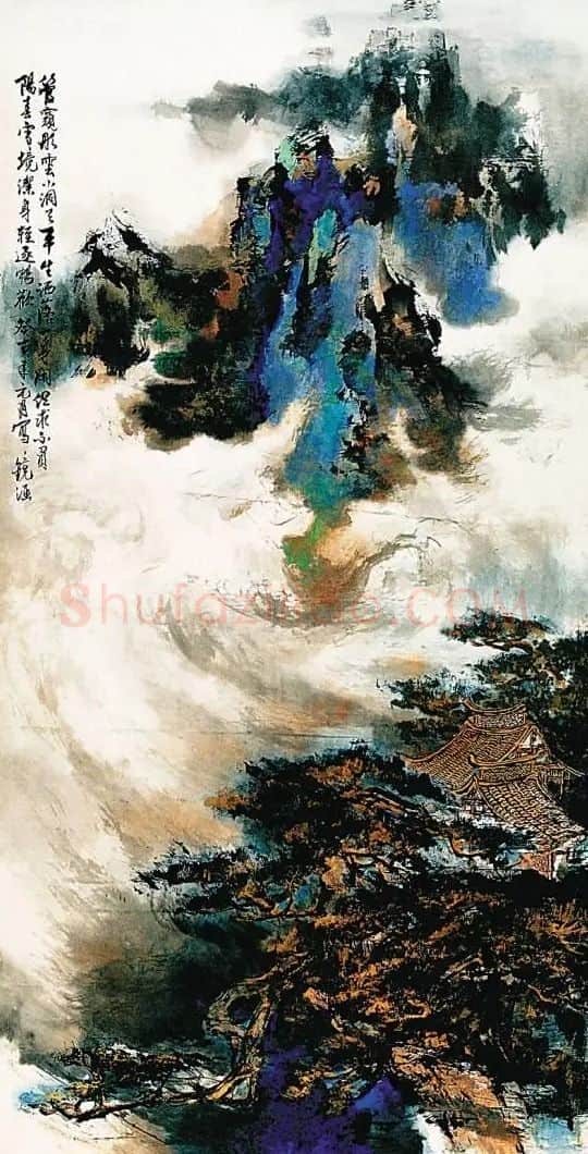 何镜涵·山水